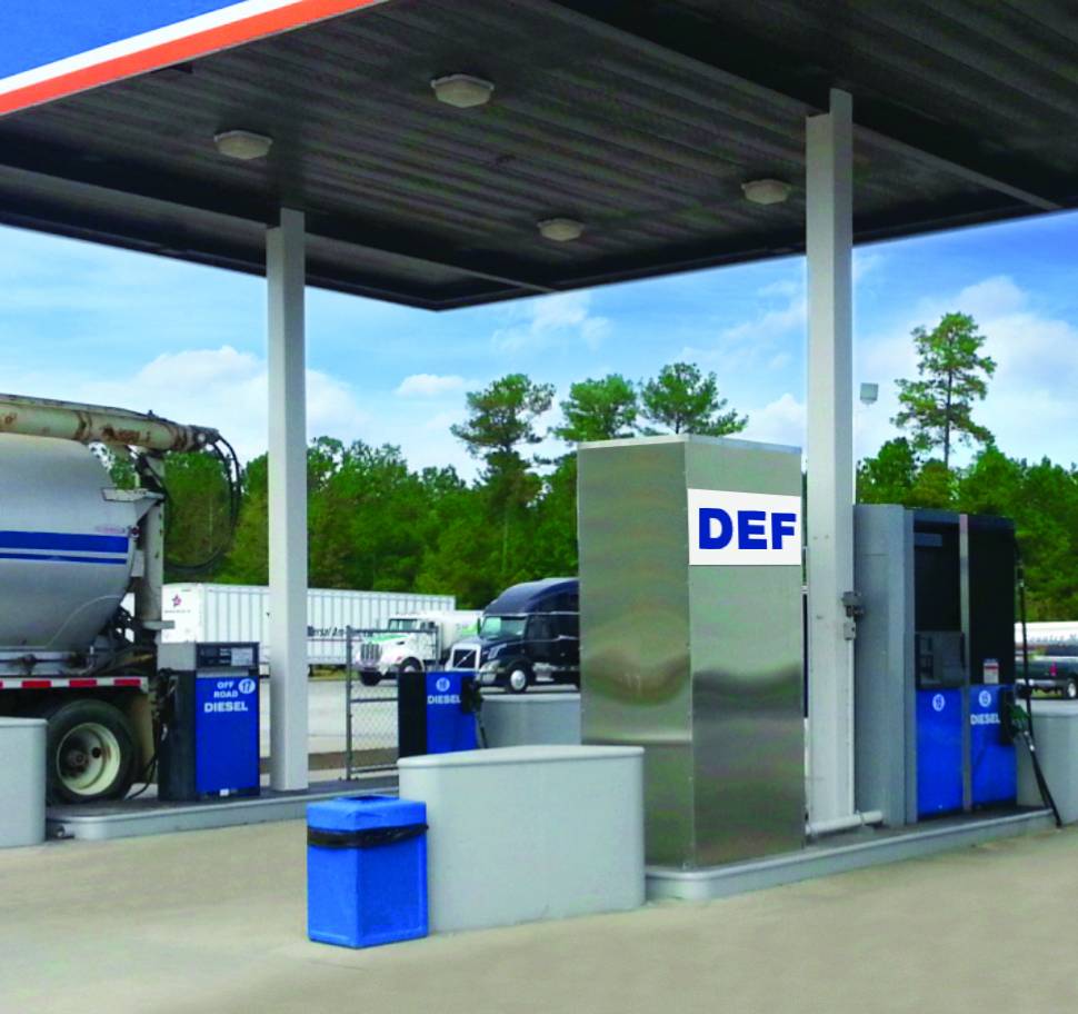 DEF Storage at Fueling Island
