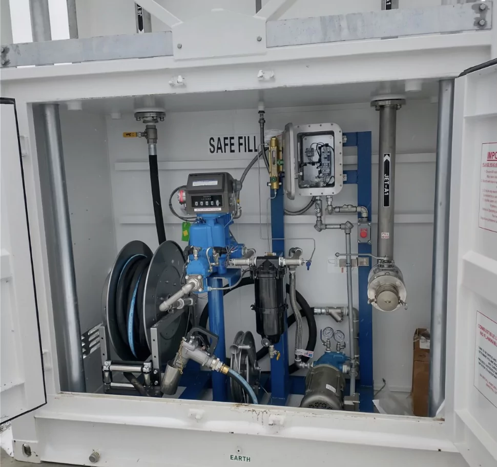 Fuel Transfer Skid with Storage