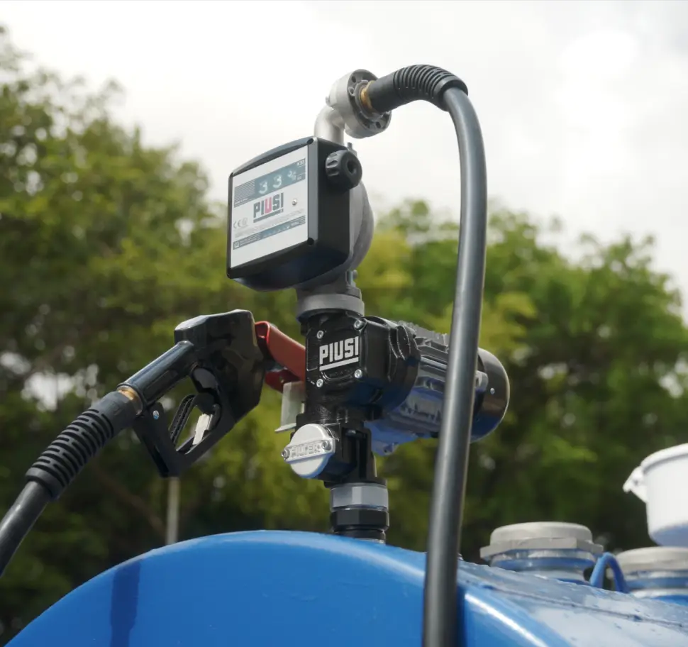 Installed Oil Dispensing Pump