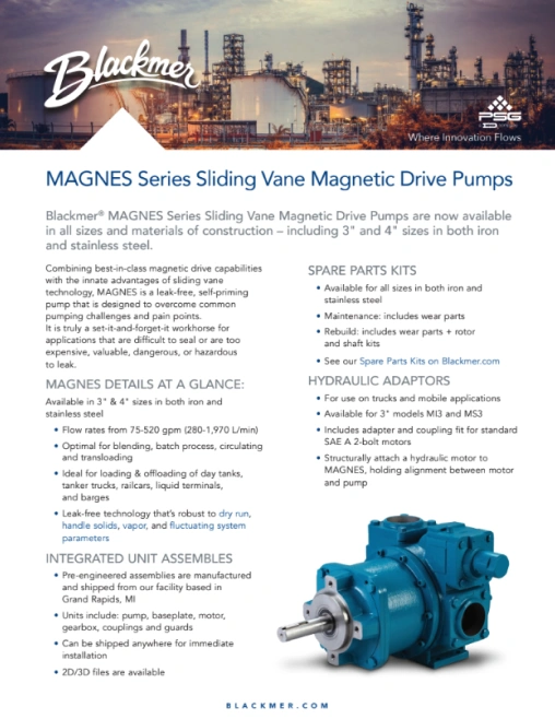 Blackmer MAGNES Series Flyer 1