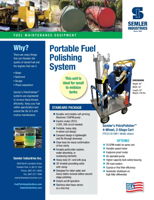 PPC23 Fuel Polishing Datasheet