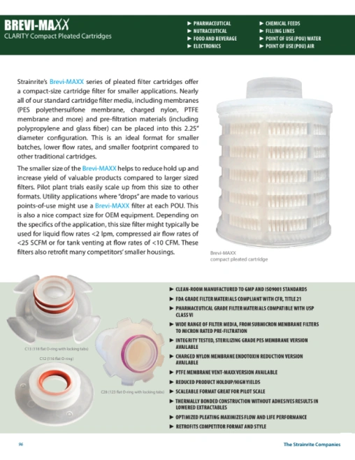 Strainrite Brevi Maxx Cartridges