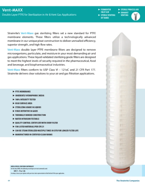 Strainrite Tank Vent Filters