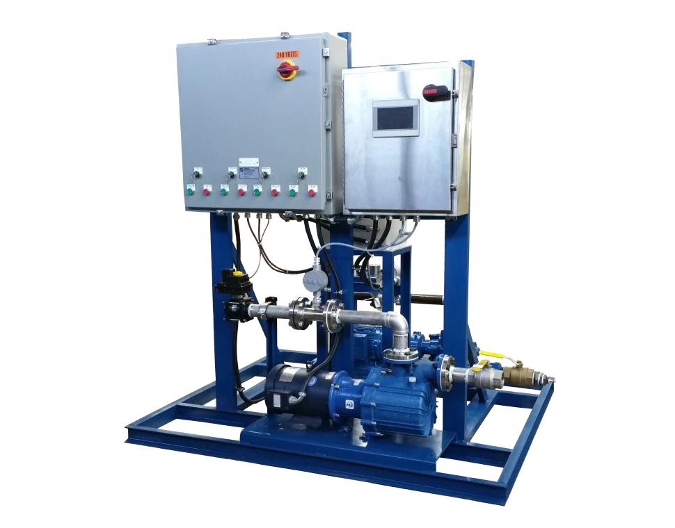 glycol blending skid