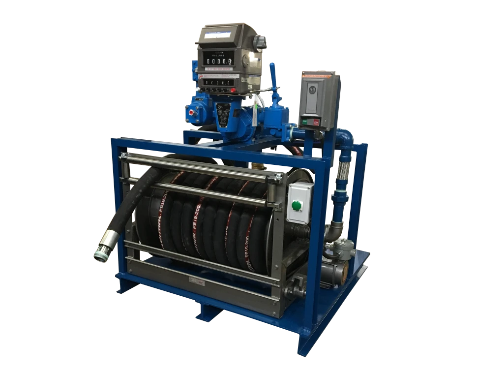 stationary fuel transfer system